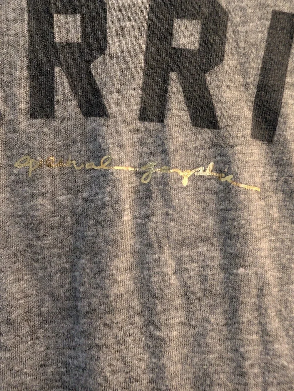 NWT Spiritual Gangster Gray 'WARRIOR' Tee *Flaw* XS